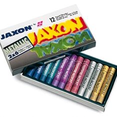 Mastný pastel JAXON - Metalické odtiene 12 ks