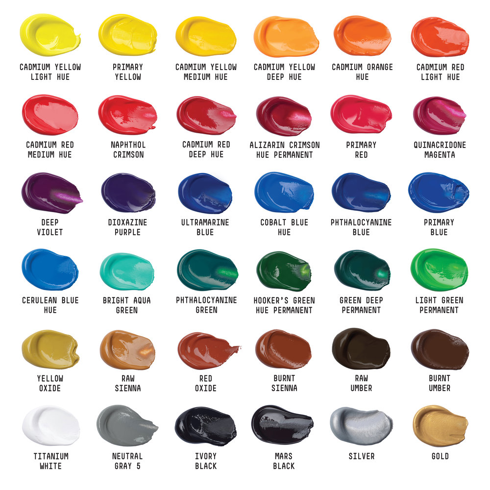 Súprava akrylových farieb Liquitex Basics 36 x 22 ml – Obrázok 4