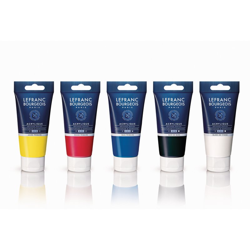 Súprava akrylových farieb 5 x 80 ml – Obrázok 2