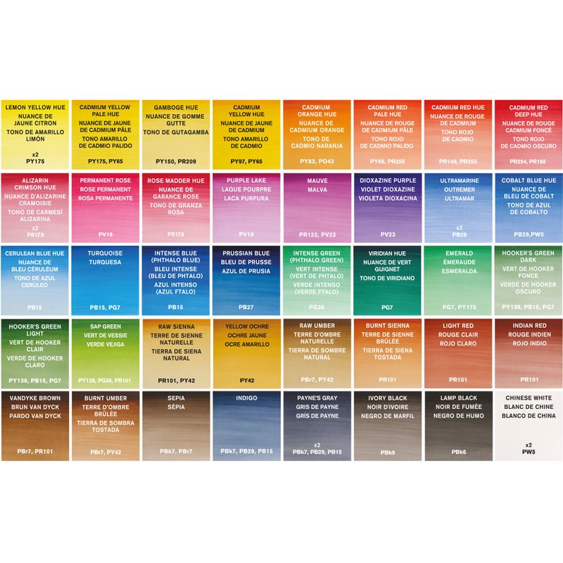 Akvarelová súprava Cotman Winsor & Newton 45 ks – Obrázok 3
