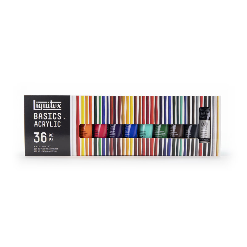 Súprava akrylových farieb Liquitex Basics 36 x 22 ml