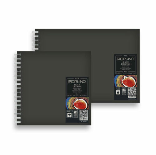Fabriano Black Drawing Book 190 g/m²