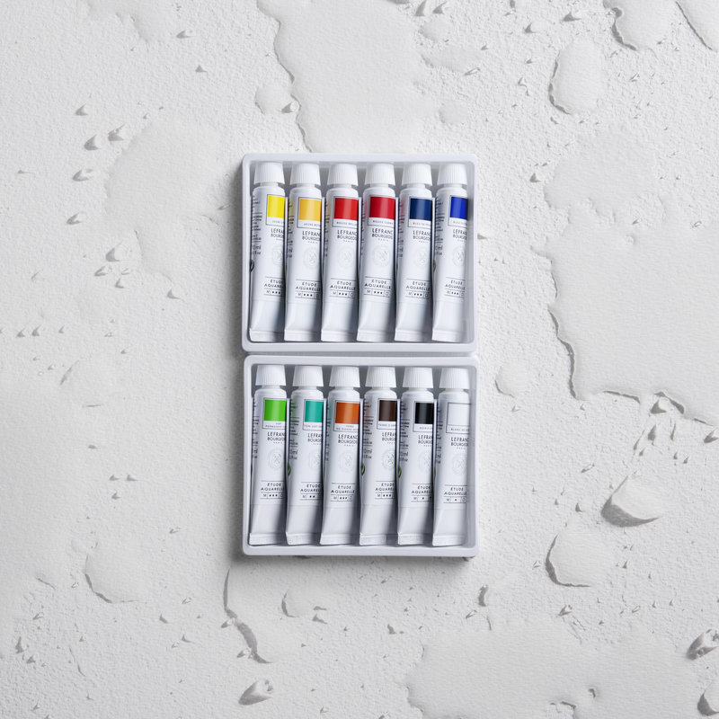 Akvarelová súprava Studio Lefranc & Bourgeois 12 x 10 ml – Obrázok 2