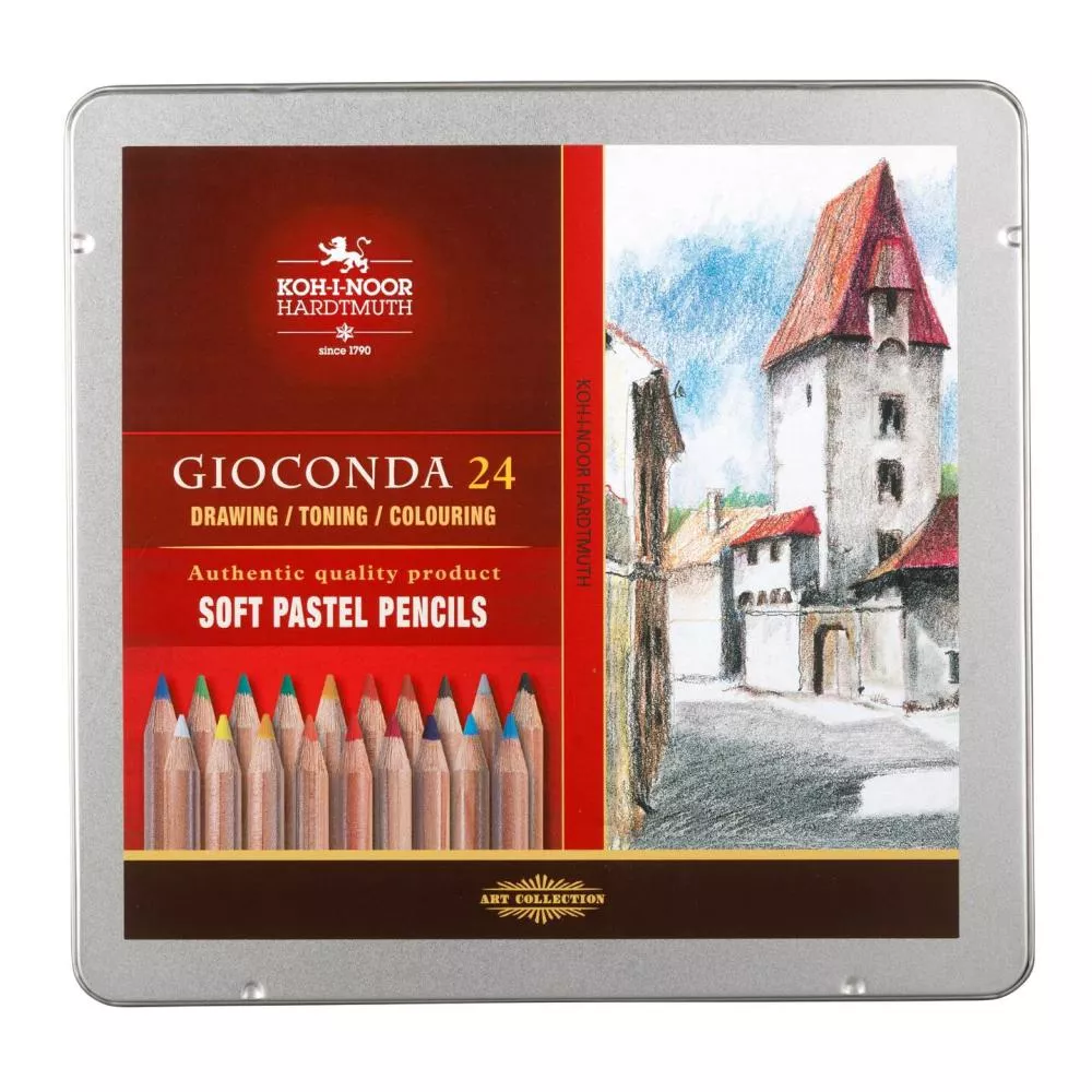 Suchý pastel v ceruzke GIOCONDA KOH-I-NOOR - Sady