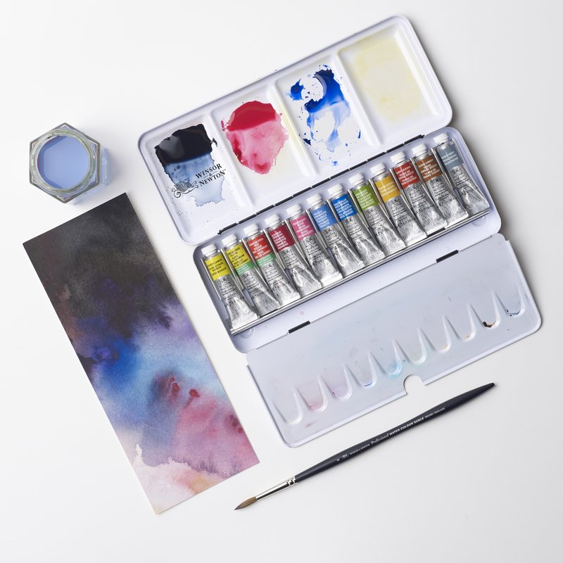 Akvarelová súprava professional Winsor & Newton 12 túb – Obrázok 3