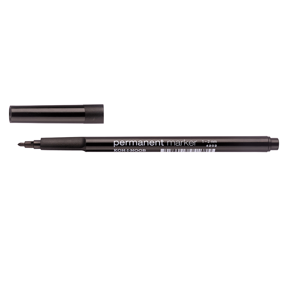 Permanentný popisovač 1-2 mm KOH-I-NOOR - Čierny 4202